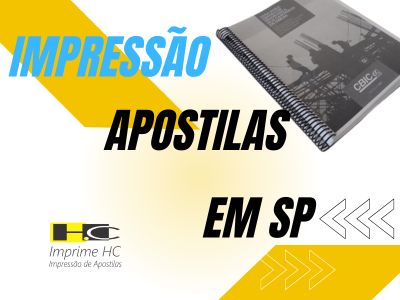 Gráfica especializada em apostilas em São Paulo
